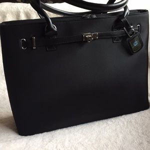 HP Black Premium laptop tote Milano